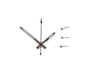 xiaopang 1 lancetta dell'orologio VK63 adatta for lancette ad ago oro argento VK63A(Silver Red B)
