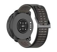 xiaopang 1 pz cinturino morbido for verticale 2 corsa corsa Suunto9 Peak Pro Ticwatch ProX/pro3 Smartwatch cinturino da 22 mm(Black Grey)