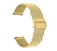 xiaopang 1 pz for Bip 3 Pro/S Lite/Pop/U Pro/GTR 42mm 20mm cinturino in metallo for 4 2 Mini/2E braccialetto braccialetto(Gold)