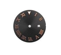 xiaopang 1PCS 24.5MM Quadrante dell'orologio NH05 Accessori BGW9 Facce for /NH06 Movimento for cassa da 31mm(Rose Black)