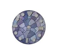 xiaopang 1PCS 28.5 MILLIMETRI Blocco di Colore Irregolare Quadrante Dell'orologio Blu NH35 Facce Parti di Modifica for NH36(B)