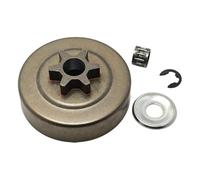 xiaopang Kit 1SET di rondella for Tamburo Frizione, pignone, rondella, Clip elettrica, Passo 3/8, 6 Denti for Motosega STI MS170 MS180 MS210 MS230 MS250 017 018 021 023 025