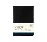 xiaopang Quaderni da ufficio neri da 1 pezzo da 80 pagine, diari inclusi, rilegati in pelle, quaderni aziendali 32/25/18K(1pc 32k)