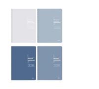 xiaopang Quaderno da 4 pezzi, 40 fogli, quaderni A4, quaderno da cucito for studenti delle scuole medie(Island of Reverie)