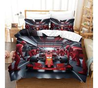 XiaopangXY Formula Racing Set Di Biancheria Da Letto Aiuto Per Il Sonno Racing Car Biancheria Da Letto Con Federe Set Copripiumino Calore Duvet Cover Varie Dimensioni Double(200x200cm)