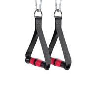 XIAOQENAN 1PAIR Nylon Cuzzino Fitness Pullo per Impugnatura Maniglia Esercizi Resistenza alle Fasce Maneggevano L'esercizio Palestra Senza Colpa per L'attrezzatura da Palestra Domestica