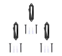 XIAOQENAN 3pcs Staffa per Montaggio A Parete Casa con Vite Espansione Cranio Cranio Gancio Gancio per Piccoli Animali Antler