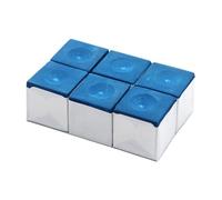 XIAOQENAN 4/6/8/12 Non Slip Quadrati Segnali Quadrati Billiard Puntura Punta Gesso in Polvere in Polvere Fa Facile Utilizzare Accessorio da Sportivo Interno