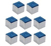 XIAOQENAN 4/6/8/12 Non Slip Quadrati Segnali Quadrati Billiard Puntura Punta Gesso in Polvere in Polvere Fa Facile Utilizzare Accessorio da Sportivo Interno