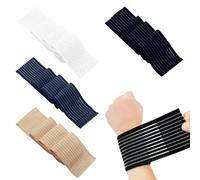 XIAOQENAN 4 protezioni elastiche per il polso, per sollevamento pesante, per uso al computer e gestione delle articolazioni, assorbimento del sudore, per allenamenti