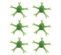 XIAOQENAN 6 PCS Esche per Le Esche per Le Artificiali Artificiali Fluttuanti A Flotte Simulazione Morbida Gelatine con Simulazione A Forma Gelatina Pesca