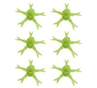 XIAOQENAN 6 PCS Esche per Le Esche per Le Artificiali Artificiali Fluttuanti A Flotte Simulazione Morbida Gelatine con Simulazione A Forma Gelatina Pesca
