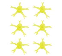 XIAOQENAN 6 PCS Esche per Le Esche per Le Artificiali Artificiali Fluttuanti A Flotte Simulazione Morbida Gelatine con Simulazione A Forma Gelatina Pesca