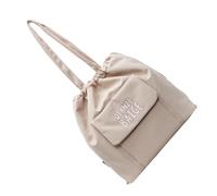 XIAOQENAN A Tracolla Estetica Pratica Con Spazioso Spazio E Disegni Lettere Borse Una Mano Per Varie Occasioni Moda Per Le Donne, cachi.