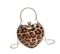 XIAOQENAN Borsa Da Abs Per La Spalla Per Borsa Lusso Con Formaggio A Forma Cuore E Borsetta Stampa Feste Matrimoni Cocktail Cash E Outfit Feste