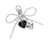 XIAOQENAN Bows Keyring Creative Car Chain Heart Heart Keychain Styles Borse BASS BANCHE Torchia Adorabile Ornamento Sospeso Per Backpack Bows Keyring Ciondo