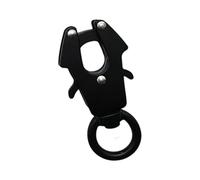XIAOQENAN Clip Guinzaglio Cani da Chiusura Sicuro con 360 Swivels Metallo Affidabilità Sicurezza per Esterni Gancio Cani Gancio attività All'aperto A Forma Pet Clip Rotante