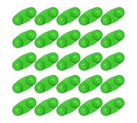 XIAOQENAN Confezione da 25 campane di segnali di pesca alla moda a doppio anello incandescente per il rilevamento preciso dei morsi vari ambienti durevoli attrezzi da pesca