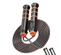 XIAOQENAN Corda per saltare ponderata per esercizio interno per esterni conteggio digitale rimovibile omissione con precisione contro contatore di condizionamento fisico salto