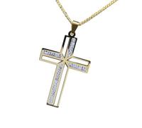 XIAOQENAN Crocifisso Cattolico Alla Con Collana In Acciaio Inossidabile Accessori Unisex Koker Symbol Gioielli Unisex Gioielli Religiosi