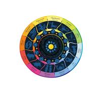XIAOQENAN Divinazioni Rabdomante Tappetino Tappetino Costellazioni Topo per Astrologia Pendolo Grafico Bilanciamento della Decorazione della Meditazione Pad Witchcrats Forniture Design