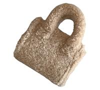 XIAOQENAN Donne Accogliente In Finto Pile Lambwool Piccola Borsa Quadra