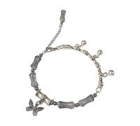 XIAOQENAN Elegante accento in bambù con un sottile tocco orientale, adatto per l'uso quotidiano o come regalo per chiudere gli stili orientali di chiusura dei gioielli, One Size, come descritto