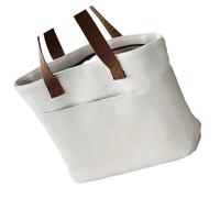 XIAOQENAN Elegante borsa unisex con tracolla modificabile e tessuto verde per uso quotidiano zaino casual universitario, bianco, Bellezza di massa