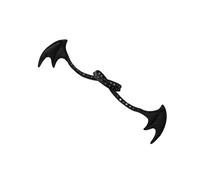 XIAOQENAN Elegante collana con ala di pipistrello in stile gotico intricato nero ala lunga gioielli per donne giovani in cerca di individualità collana gotica