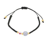 XIAOQENAN Eleganti braccialetti di fascino sportivo con un gruppo di tessuti regolabili perle tennis calcio leggero unisex gioielli polso calcio, Taglia unica, Come descritto