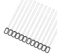 XIAOQENAN Kit di sublimazione del segno del cane degli spazi vuoti con i silenziatori del silicone e le catene lunghe che timbra gli accessori del segno dell'animale domestico su entrambi