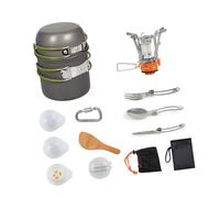 XIAOQENAN Kit per Pentole da Campeggio Burner A Esterno per Le Pentole Turisti con Cucine Cucina Esterni
