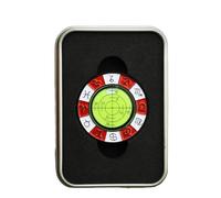 XIAOQENAN Livelli Precisioni Elevate Lettura Marcatore Palla Strumento Lettura Verde con Box Ferro Che Mettono Accessori da Allenamento Che Sopportano Un Marcatore A Livello Precisioni