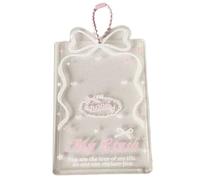 XIAOQENAN Photocard Idolo Acrilico Organizzato Con Trafficanti Eleganti DEGAZIONI CHILD POTOCARD DISPLAY CASE CHIAVE PER BEDGI RESISTANTI STUDENTI