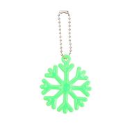 XIAOQENAN Sicurezza per Bambini Riflettori Pendenti A Forma Fiocchi Neve Bag del Ciondolo Night Security Walking Cycing Reflector Che Sopporta Ciondolo A Forma Fiocchi Neve