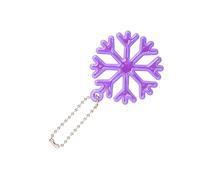 XIAOQENAN Sicurezza per Bambini Riflettori Pendenti A Forma Fiocchi Neve Bag del Ciondolo Night Security Walking Cycing Reflector Che Sopporta Ciondolo A Forma Fiocchi Neve