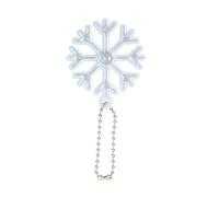 XIAOQENAN Sicurezza per Bambini Riflettori Pendenti A Forma Fiocchi Neve Bag del Ciondolo Night Security Walking Cycing Reflector Che Sopporta Ciondolo A Forma Fiocchi Neve