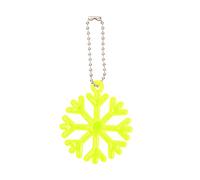 XIAOQENAN Sicurezza per Bambini Riflettori Pendenti A Forma Fiocchi Neve Bag del Ciondolo Night Security Walking Cycing Reflector Che Sopporta Ciondolo A Forma Fiocchi Neve