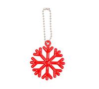 XIAOQENAN Sicurezza per Bambini Riflettori Pendenti A Forma Fiocchi Neve Bag del Ciondolo Night Security Walking Cycing Reflector Che Sopporta Ciondolo A Forma Fiocchi Neve