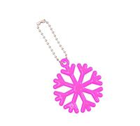 XIAOQENAN Sicurezza per Bambini Riflettori Pendenti A Forma Fiocchi Neve Bag del Ciondolo Night Security Walking Cycing Reflector Che Sopporta Ciondolo A Forma Fiocchi Neve