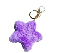 XIAOQENAN Stuffi Peluche Rings Keetchain A Forma Stella Per Un Facile Riconoscimento Nel Tragitto Per Auto Multifunzionale Quotidiano O Viaggi Viaggio.