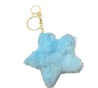 XIAOQENAN Stuffi Peluche Rings Keetchain A Forma Stella Per Un Facile Riconoscimento Nel Tragitto Per Auto Multifunzionale Quotidiano O Viaggi Viaggio.