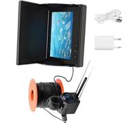 XIAOQENAN Telecamera da Pesca per La Fotocamera Ricerca per Pesci da Pesca del Ghiaccio con Attrezzatura Sott'Acqua 5 Pollici Schermo Schermo.