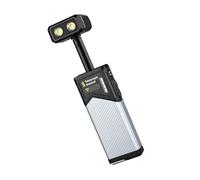 XIAOQENAN Telescopico Handheld Tenda Luce Caratteristiche 180 Gradi Ruota Batteria Ricaricabile Perfetto Per Attività All'aperto Lampada Palmare Estensibile