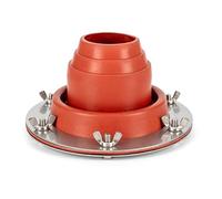 XIAOQENAN Tenda in Silicone da Fuoco Legno del Fornello per Cottura per Esterni Protezioni da con Protezioni Calore in Acciaio Accessorio