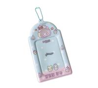 XIAOQENAN Titolari Di Distintivi Portachiavi Coreano Popolare Trauma Con Carte Bus Studente Chiavi Carta Bus Per Identità Ufficio Per Ufficio Identità Ufficio, a