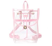 XIAOQENAN Zaino In Pvc Per Donna Uomo Ragazza Studiare Lo Zaino Chior Stadium Approvare Attraverso Lo Stadio Approvato Per Adolescenti Adolescenti Vedere Attraverso Clear