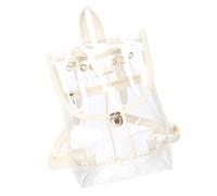 XIAOQENAN Zaino In Pvc Per Donna Uomo Ragazza Studiare Lo Zaino Chior Stadium Approvare Attraverso Lo Stadio Approvato Per Adolescenti Adolescenti Vedere Attraverso Clear