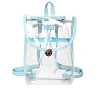 XIAOQENAN Zaino In Pvc Per Donna Uomo Ragazza Studiare Lo Zaino Chior Stadium Approvare Attraverso Lo Stadio Approvato Per Adolescenti Adolescenti Vedere Attraverso Clear