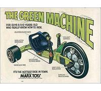 XIAOQIU Green Machine Marx Toys - Targa decorativa da parete, in metallo, 20 x 30 cm